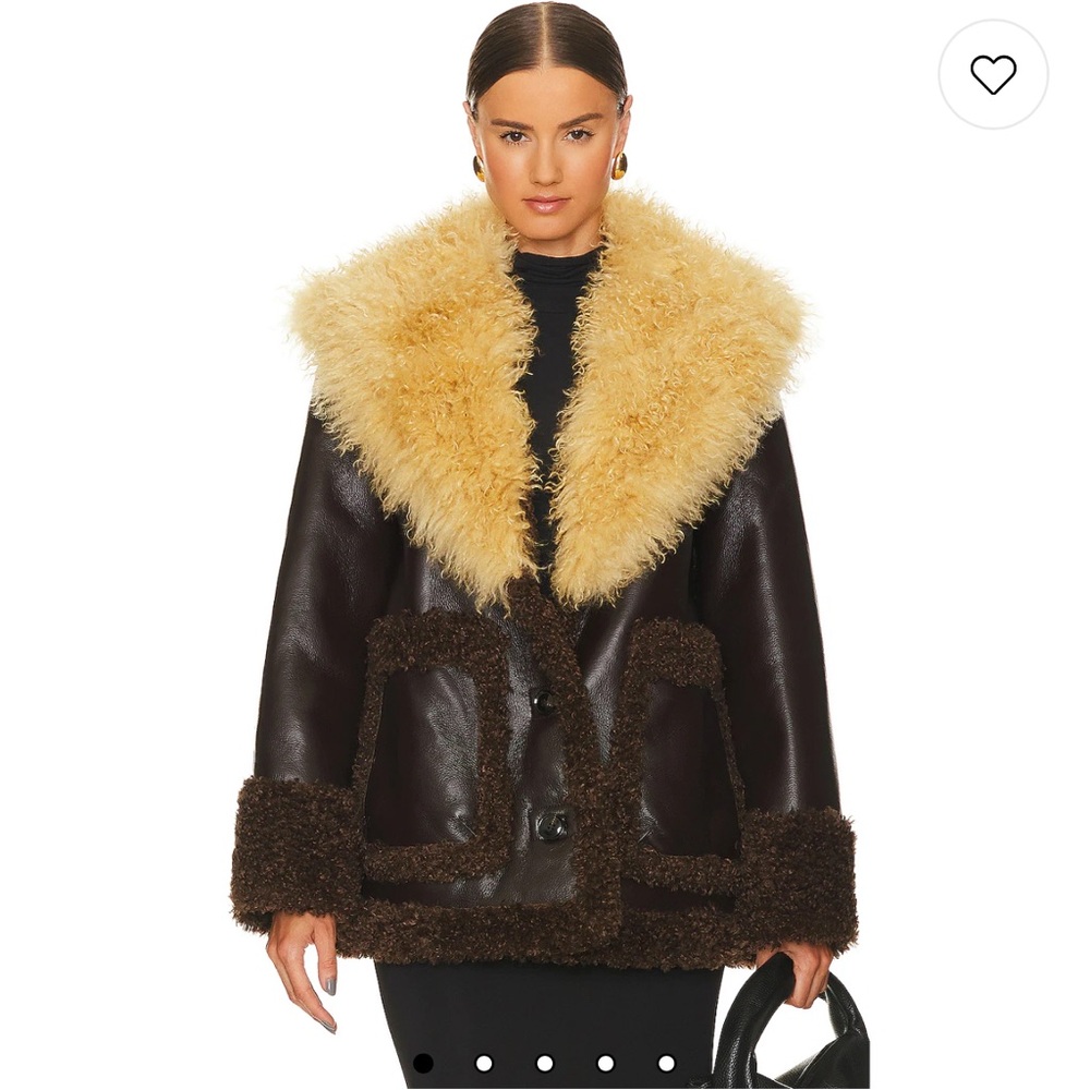 L’Acadamie x Bridget Rohena Jacket in Brown & Tan Revolve